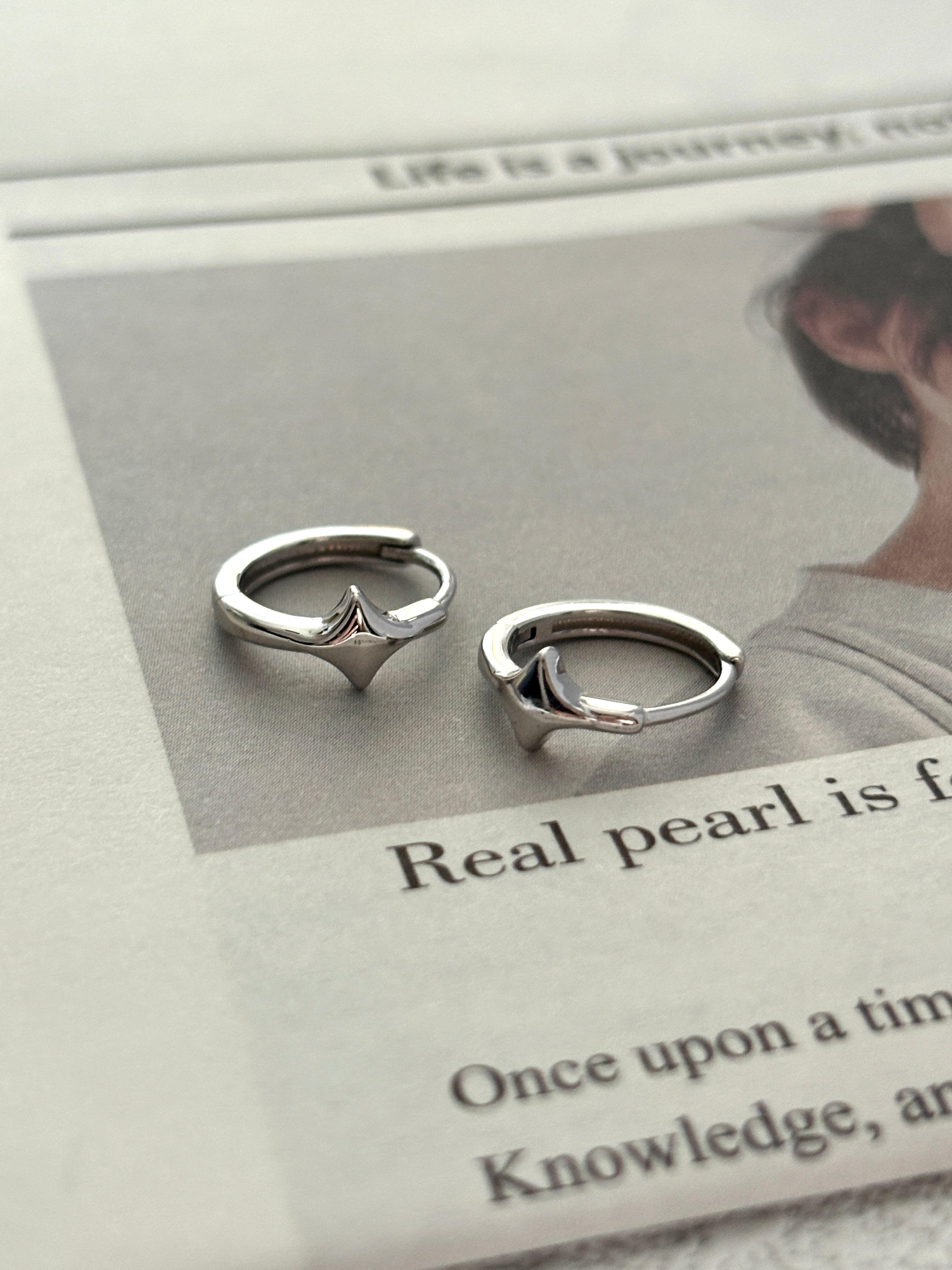 Nova Star Huggie Earring