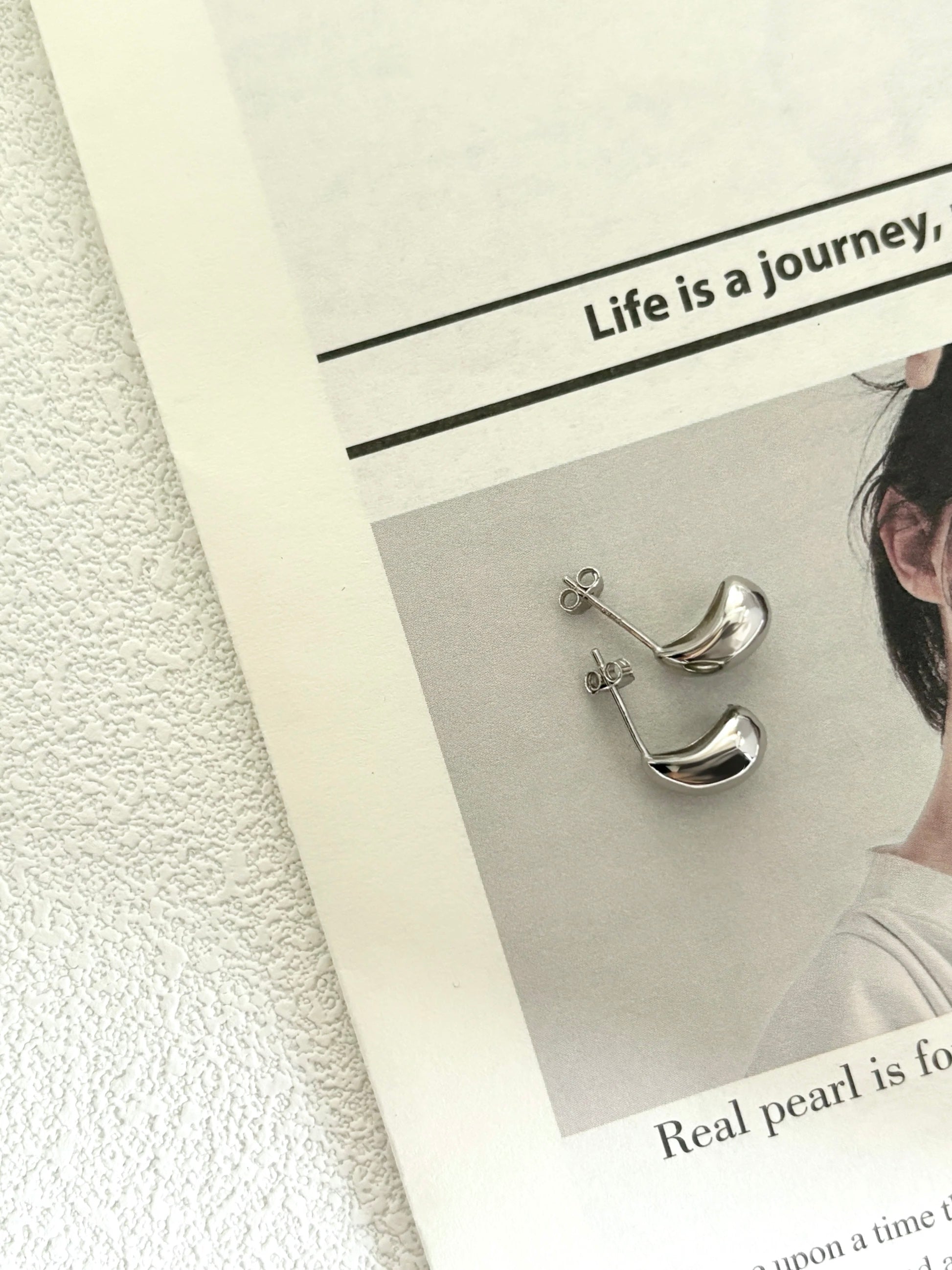Timeless Pebble Stud Earrings