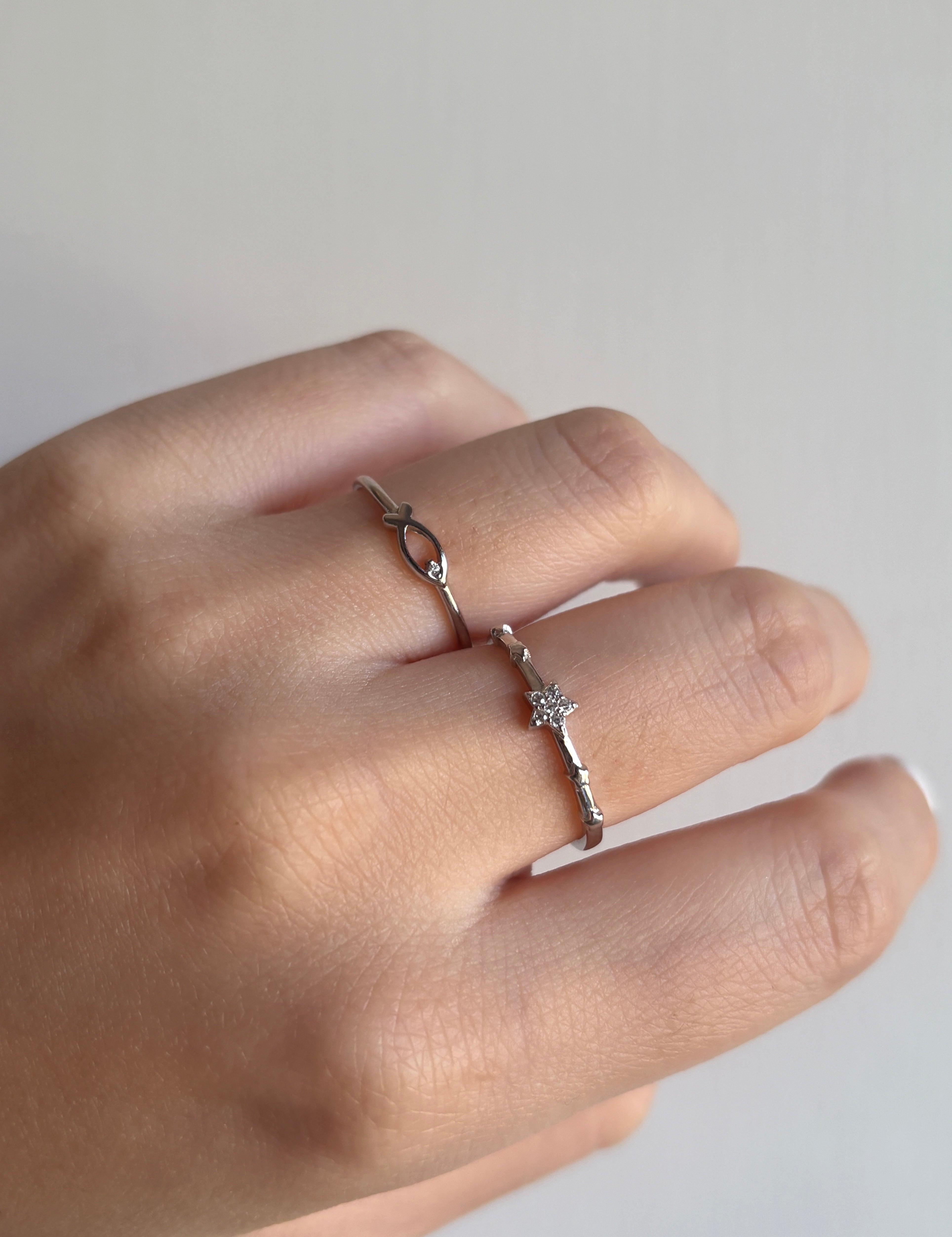 Shooting Star Adjustable Ring