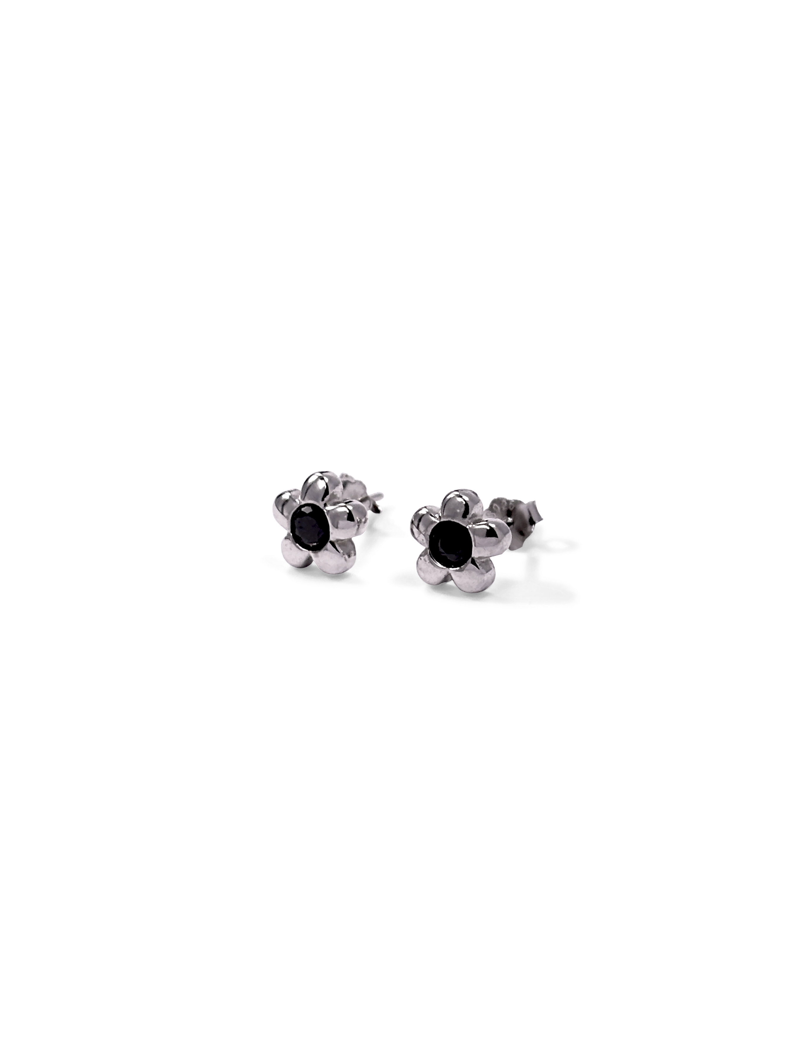 Midnight Daisy Studs