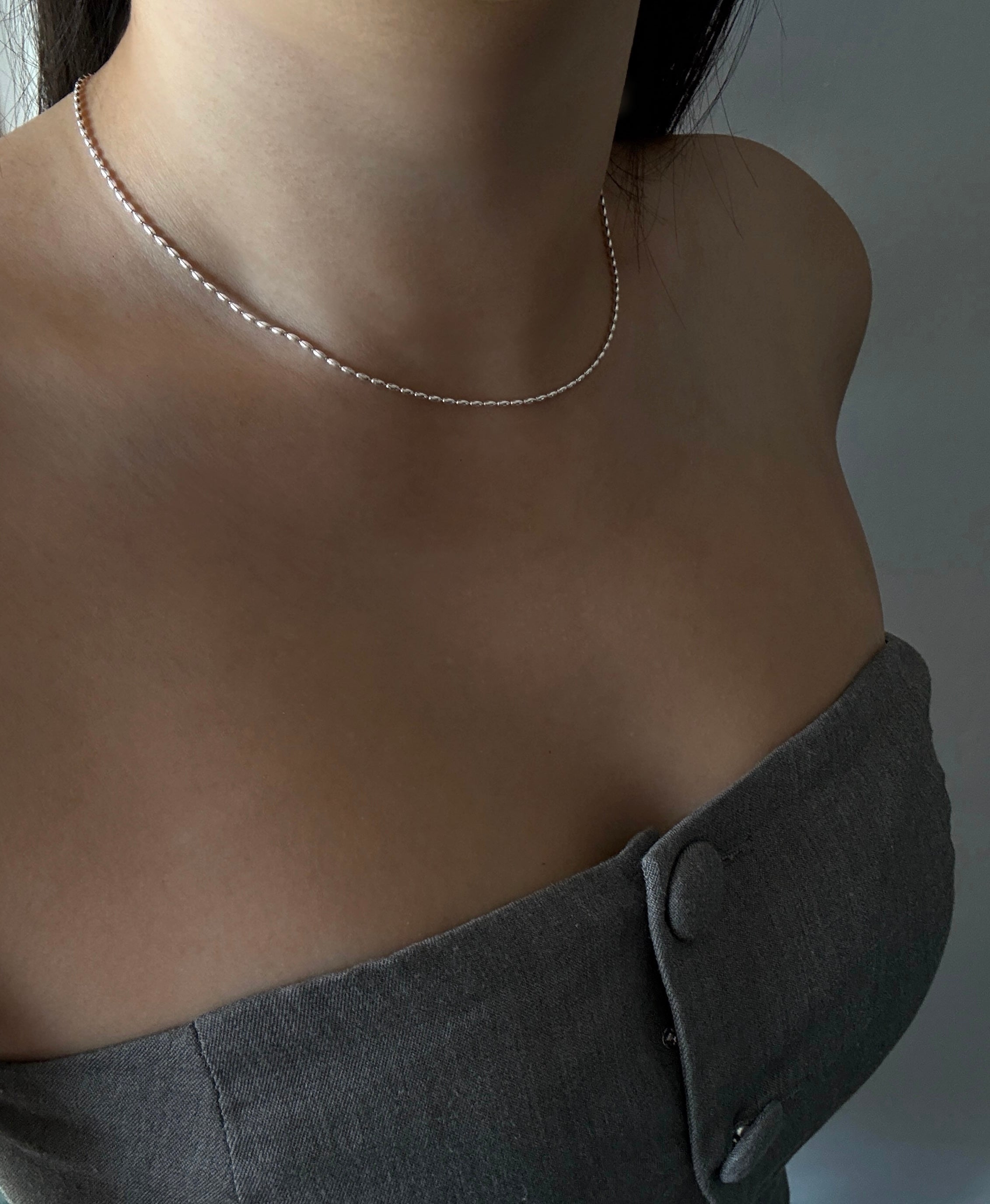 Everyday Liquid Bead Chain Necklace