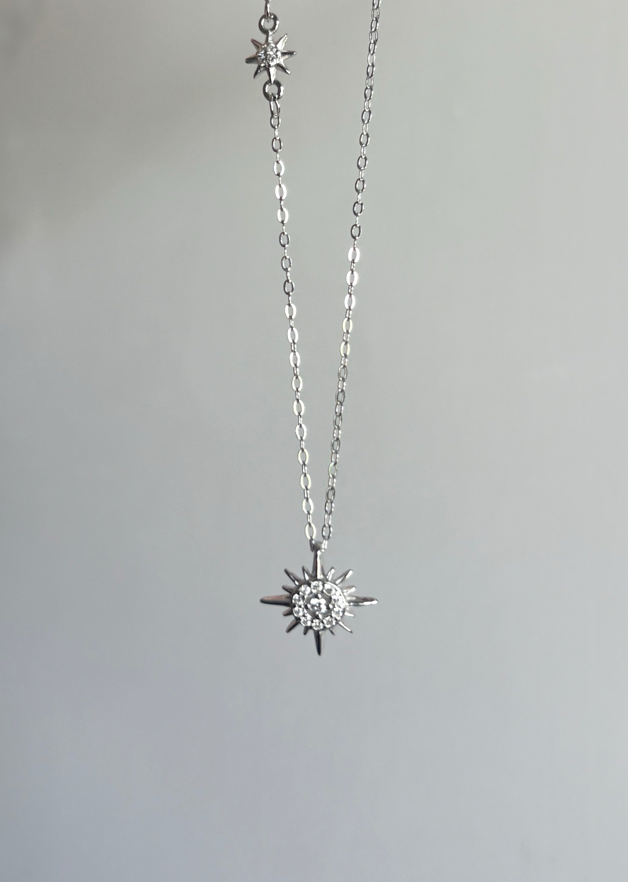 Celestial North Star Duo Necklace